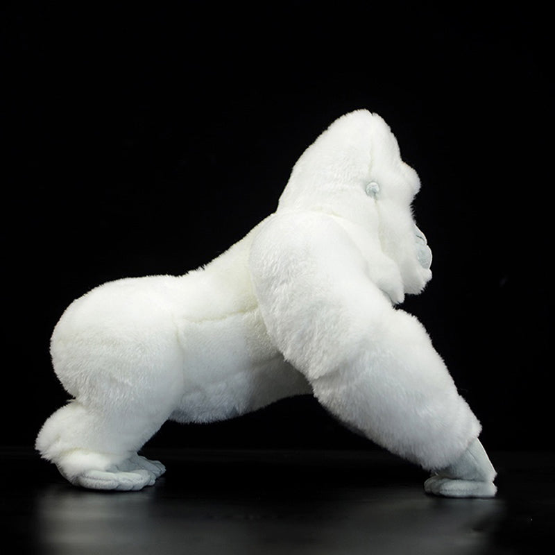 Realistic Albino Gorilla Plush