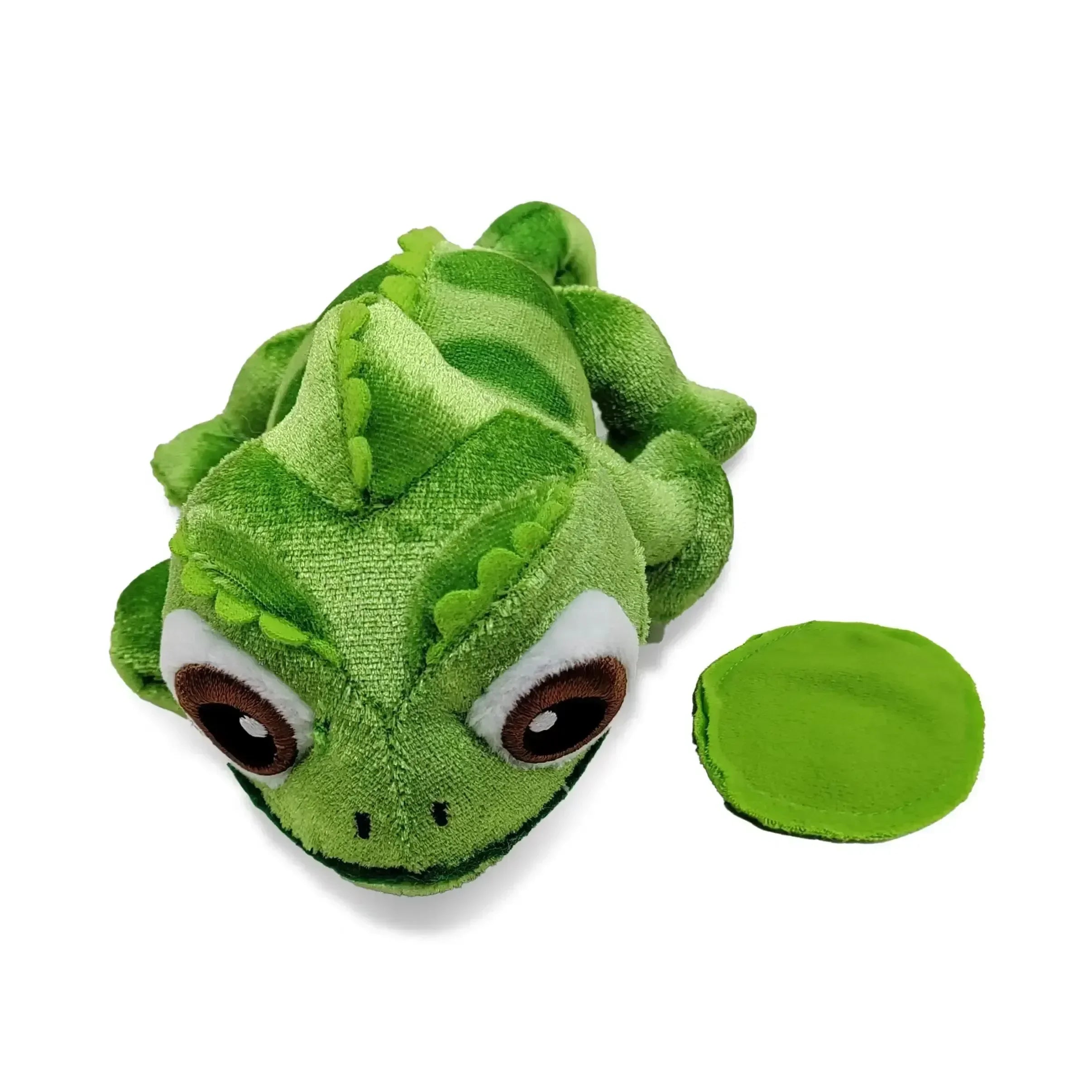 Cute Green Chameleon Plush