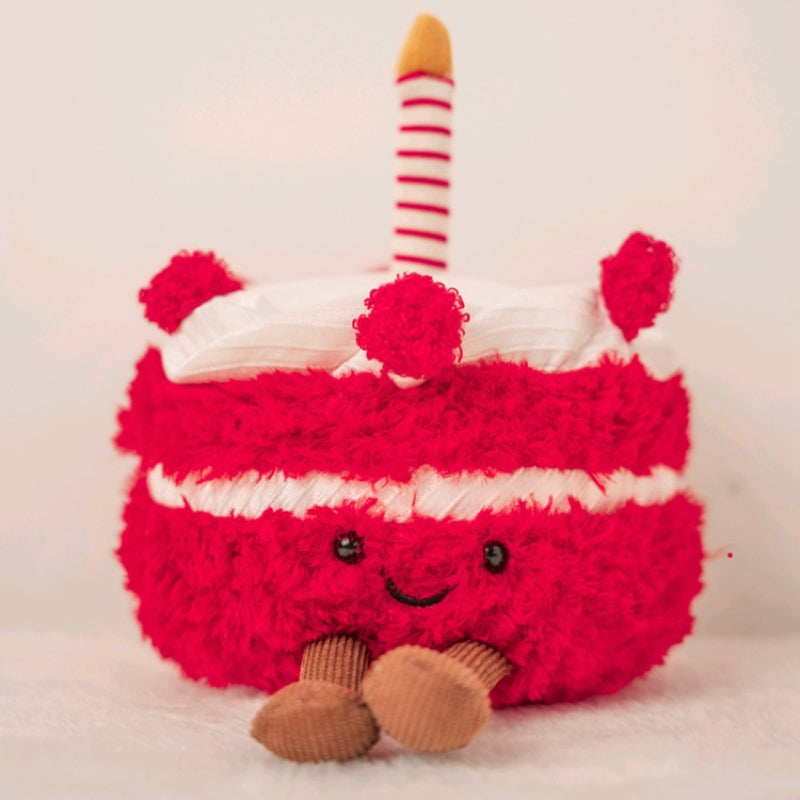 Cute Red Velvet Cake Plush