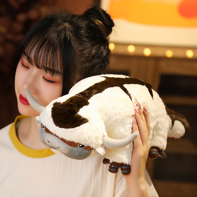 Kawaii Fluffy Cow Plush