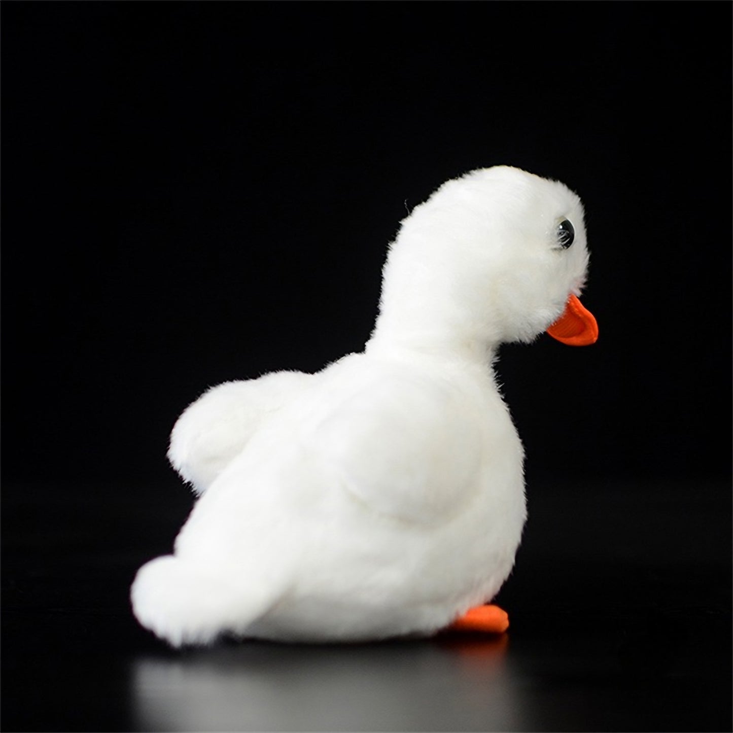 Realistic White Baby Duck Plush