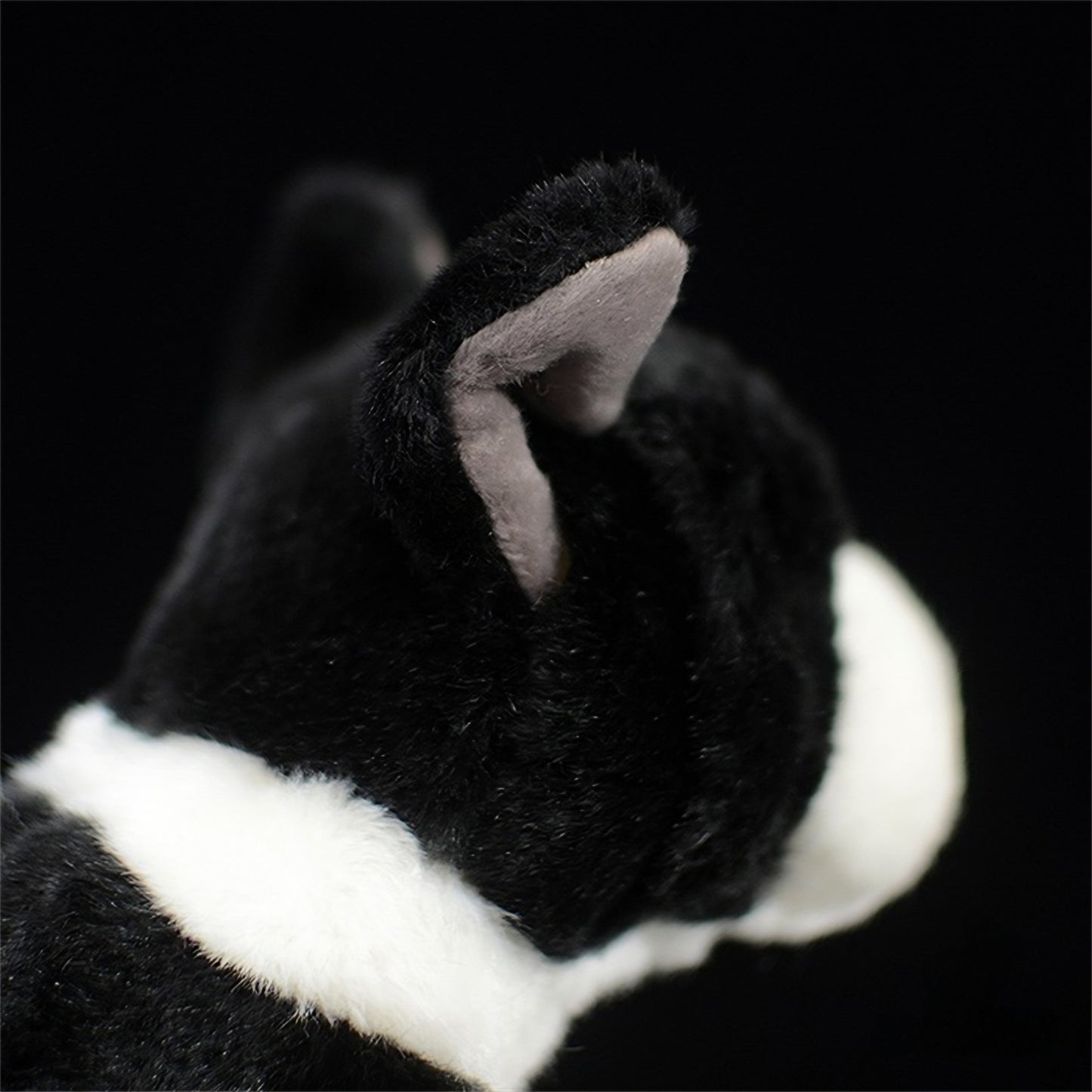 Realistic Boston Terrier Puppy Plush