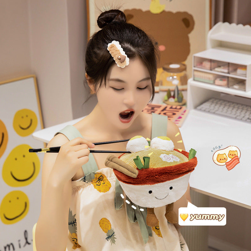 Cute Noodles Bowl  Plushie