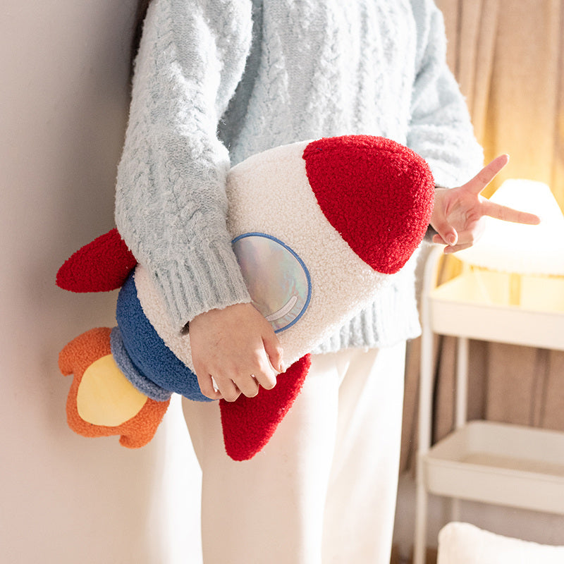 Fuzzy Rocket Ship Plush