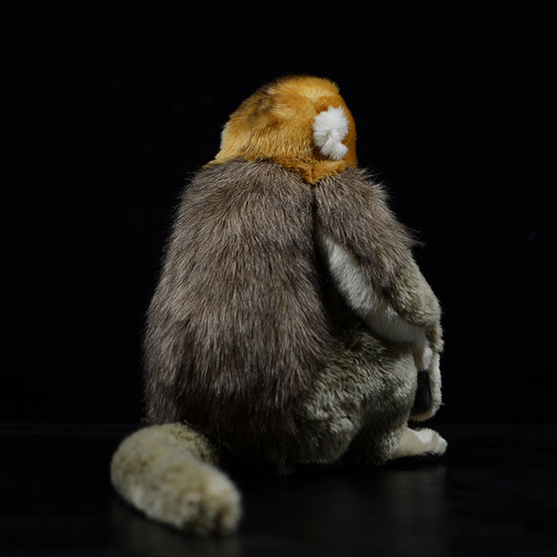 Realistic Golden Snub-Nosed Monkey Plush