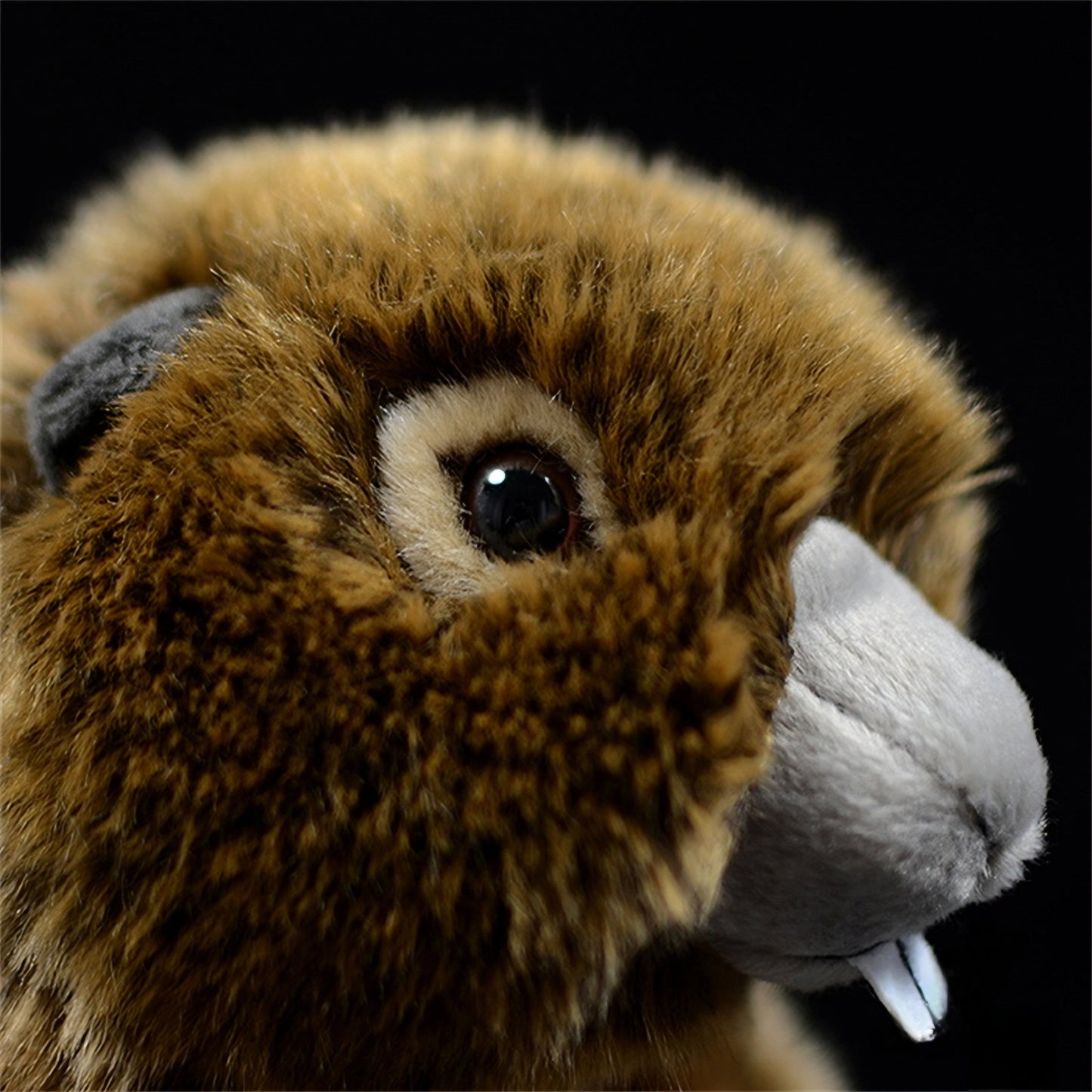 Realistic Fluffy Marmot Plush