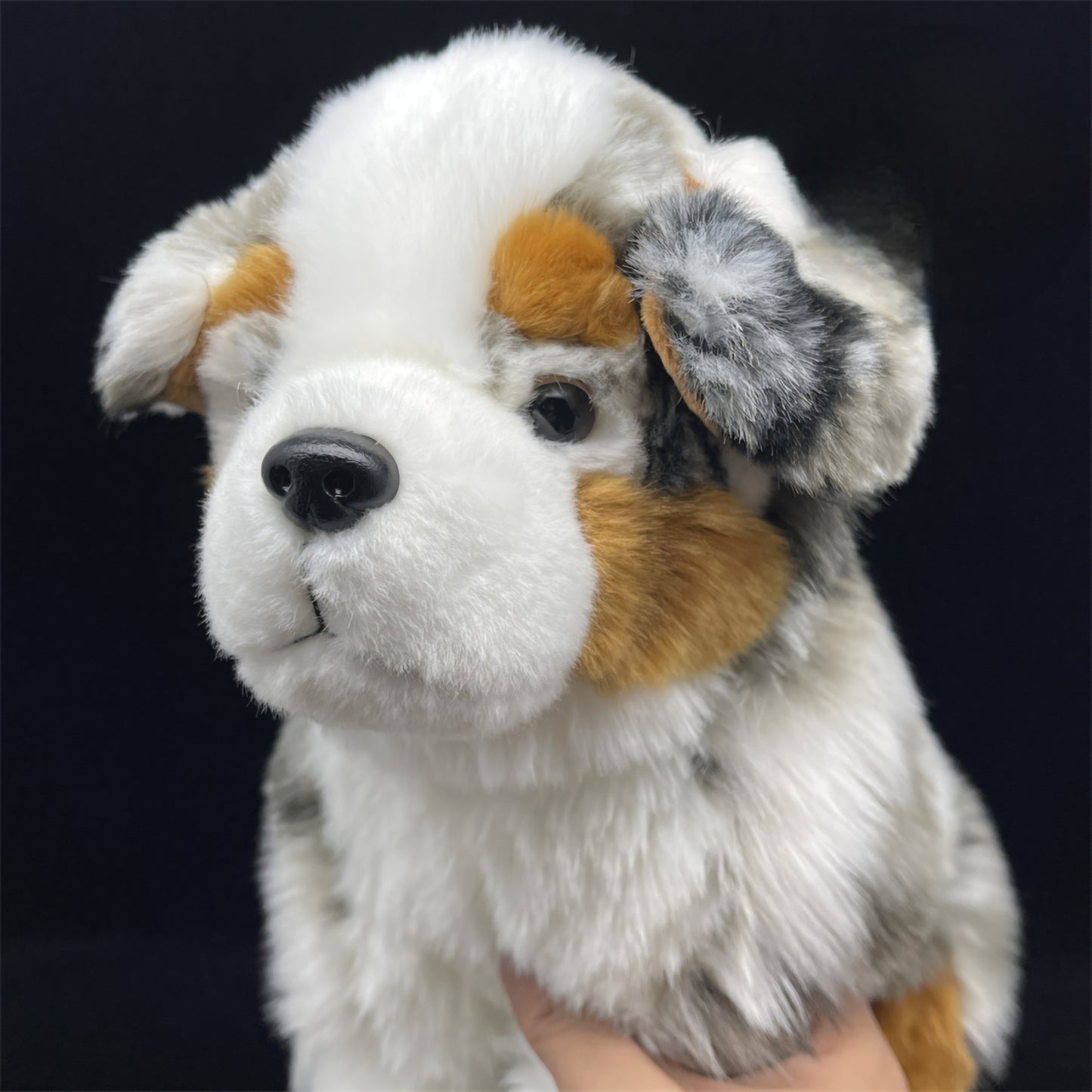 Realistic Australian Shepherd Puppy Plush