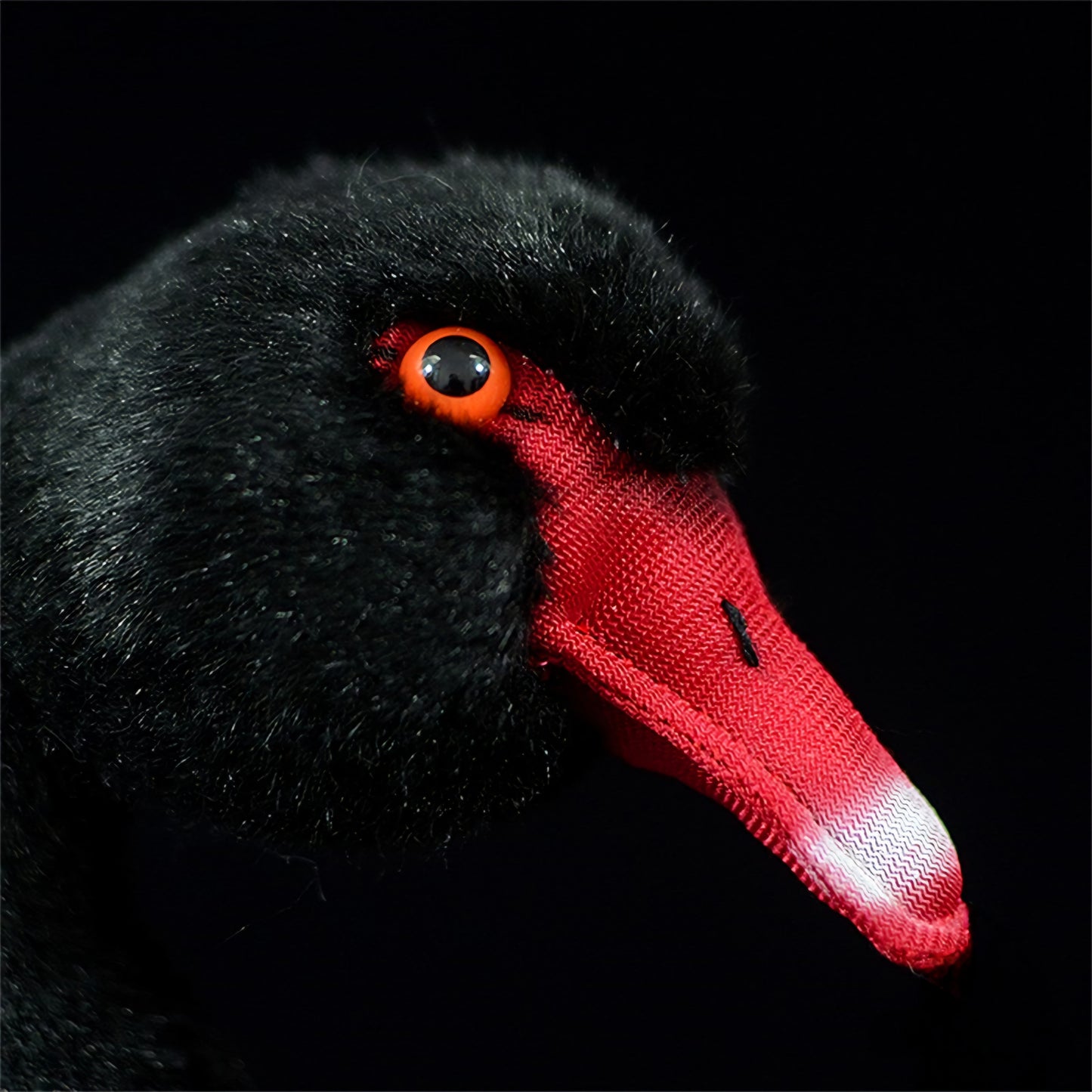 Realistic Black Swan Plush