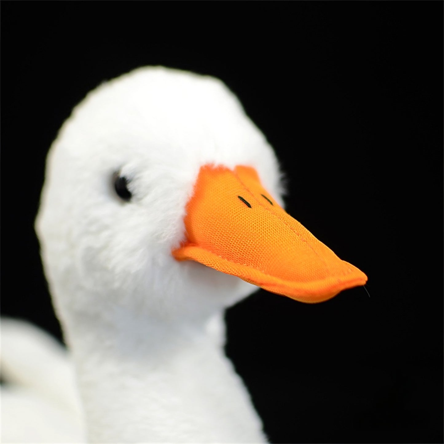 Realistic White Duck Plush