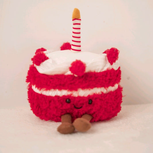 Cute Red Velvet Cake Plush