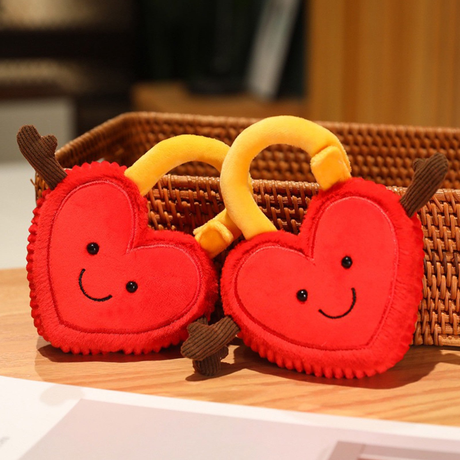 Cute Hearts Locks Plush