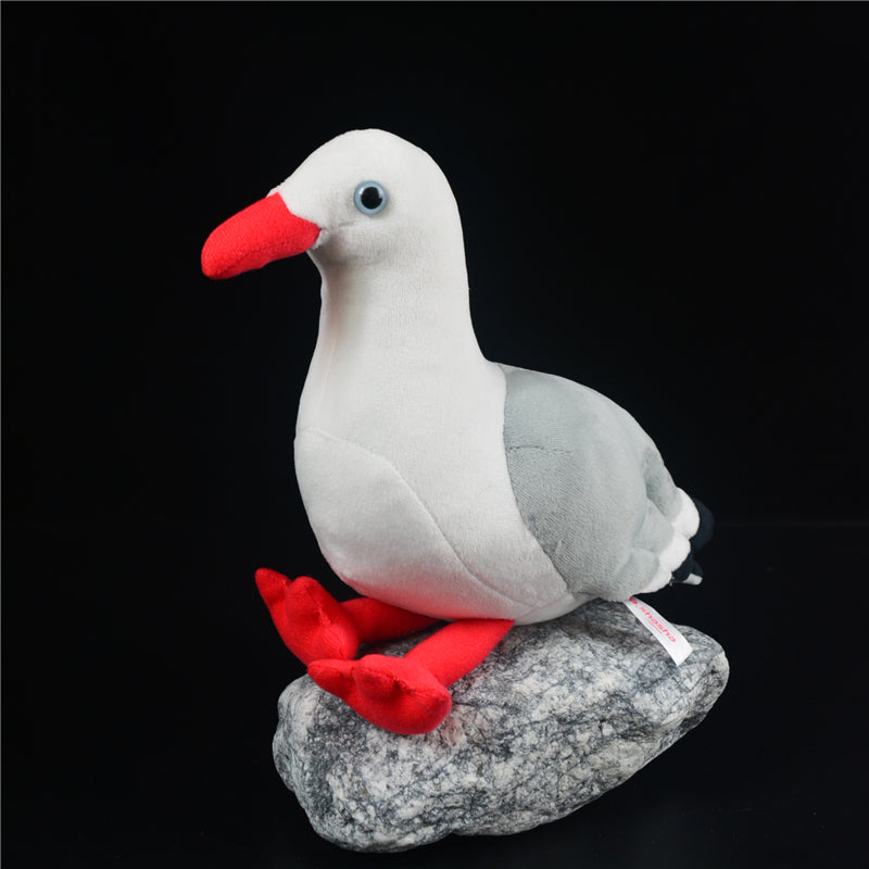 Realistic Red-Billed Seagull Plush