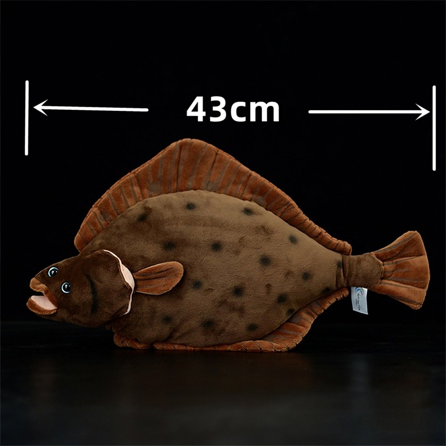 Realistic Flatfish Stuffed Plush