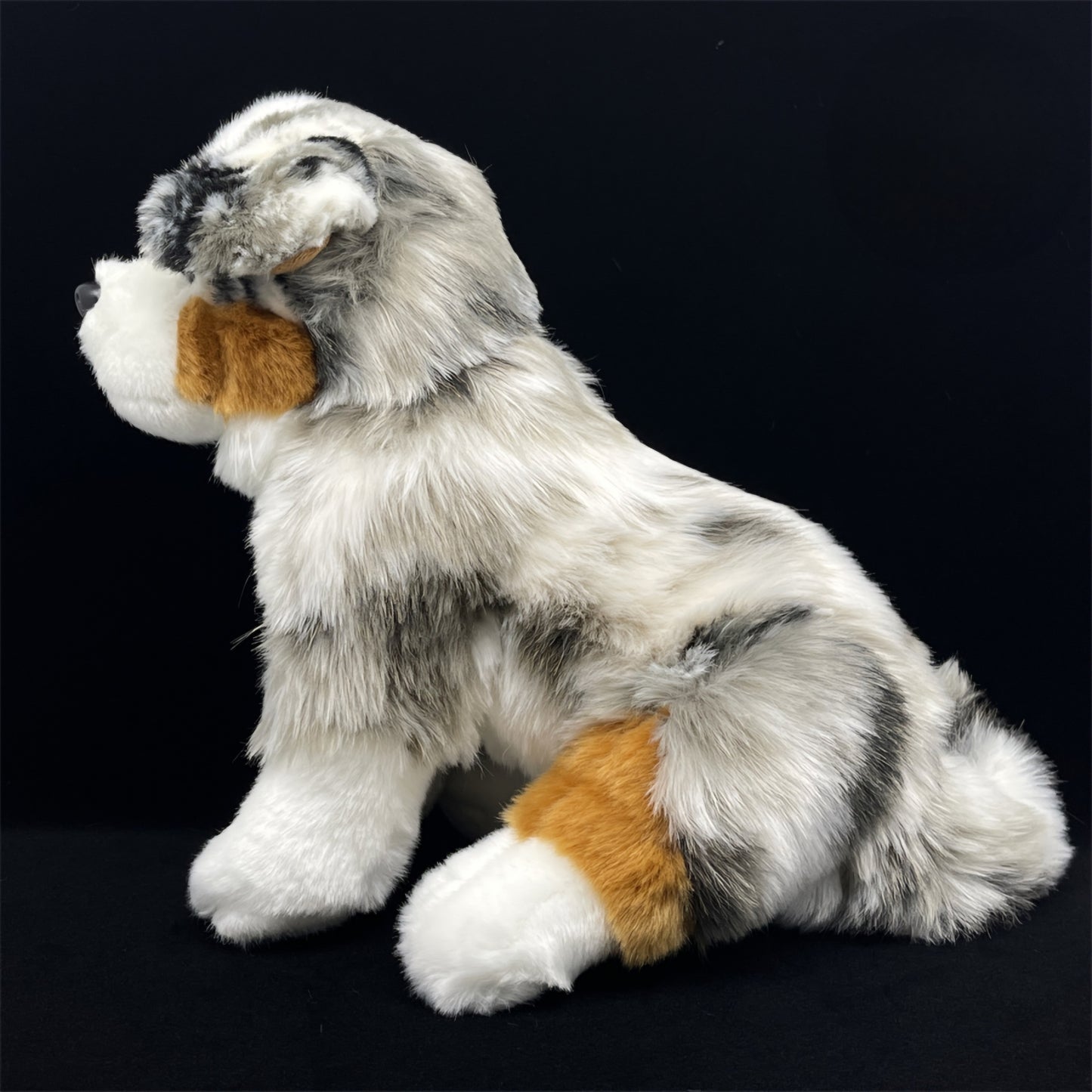 Realistic Australian Shepherd Puppy Plush