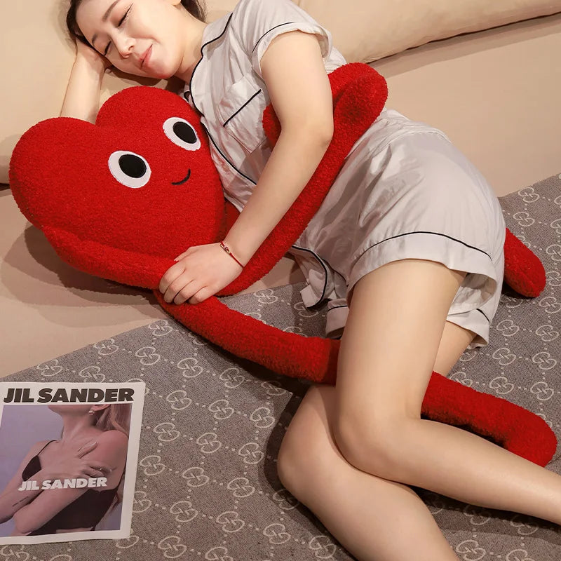Long Leg Red Heart Plush