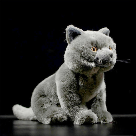 Realistic British Shorthair Cat Plush