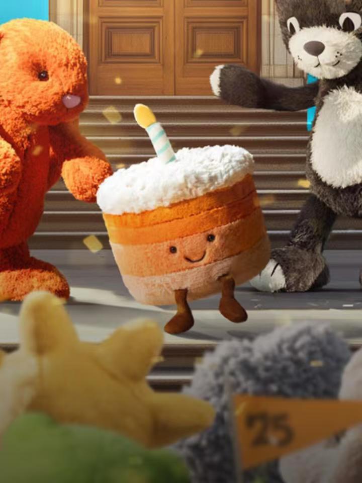 Orange Birthday Cake Plushie