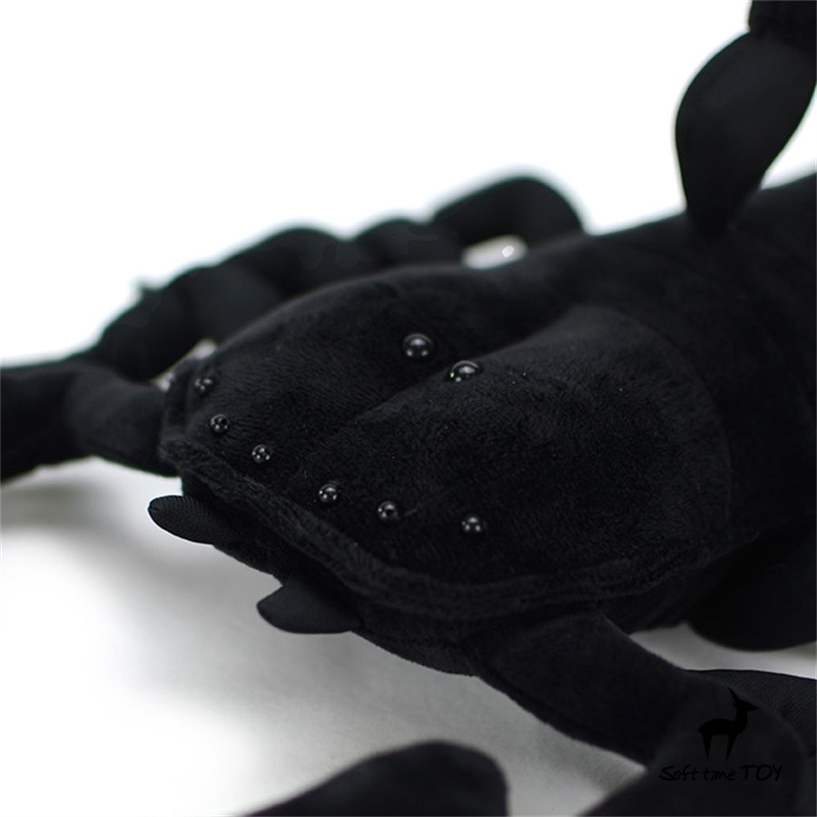 Realistic Black Scorpion Plush