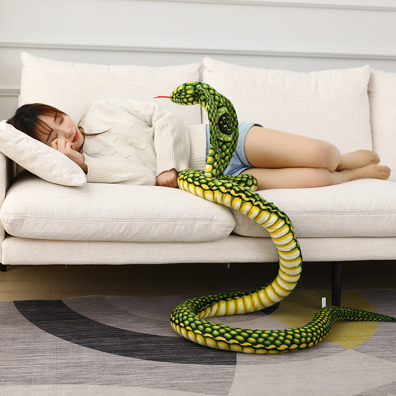 Green Cobra Snake plush