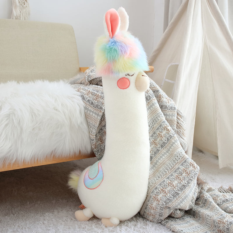 Rainbow Alpaca Plush