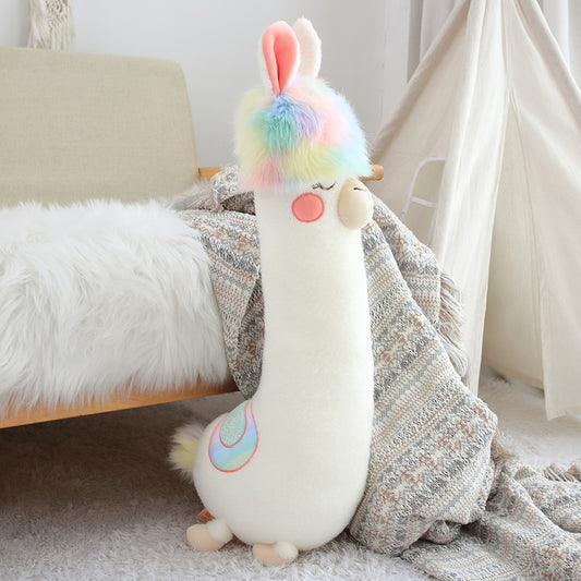 Rainbow Alpaca Plush