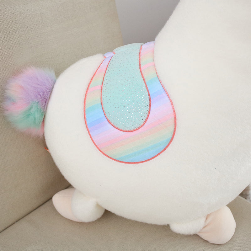 Rainbow Alpaca Plush