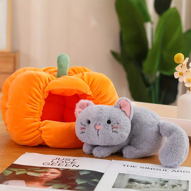 Animal Pumpkin Stuffed Plush