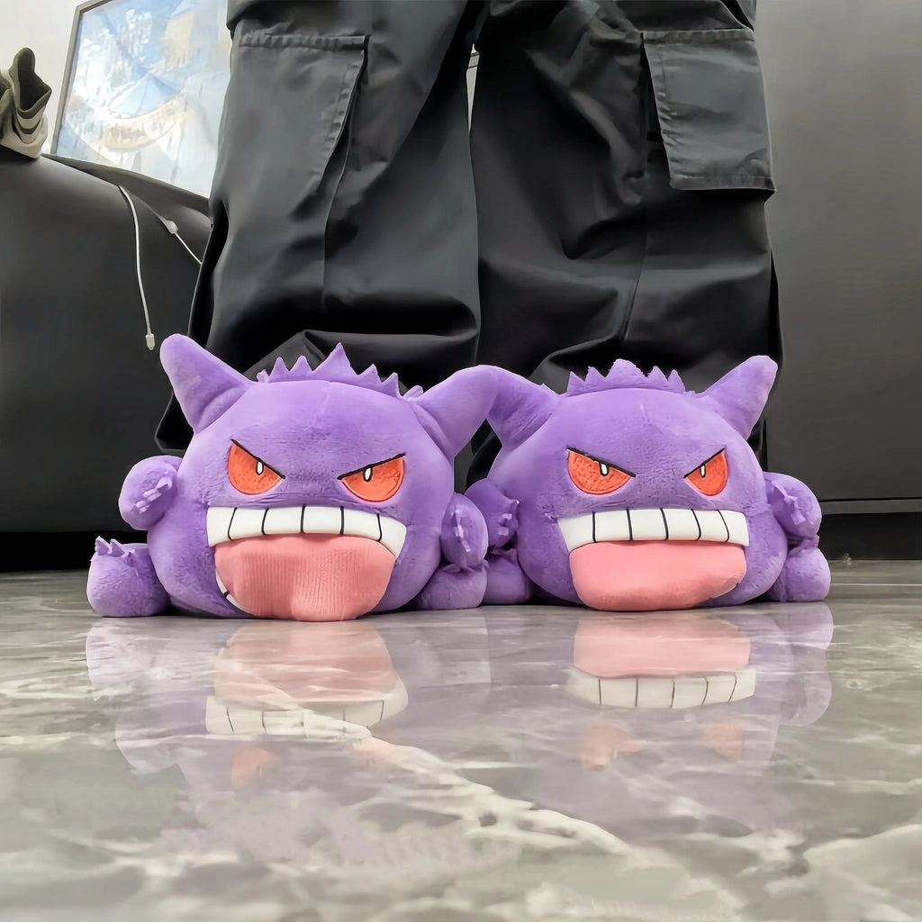 Gengar Tongue Plush Slippers
