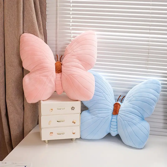 Cute Soft Butterfly Plush Pillow