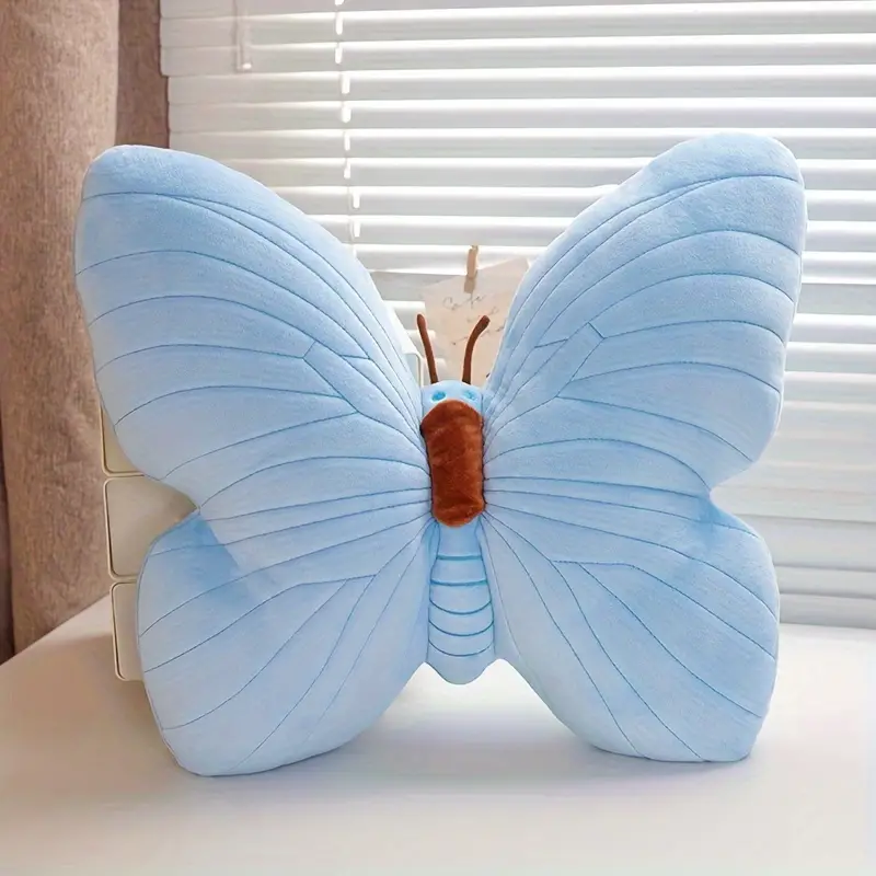 Cute Soft Butterfly Plush Pillow