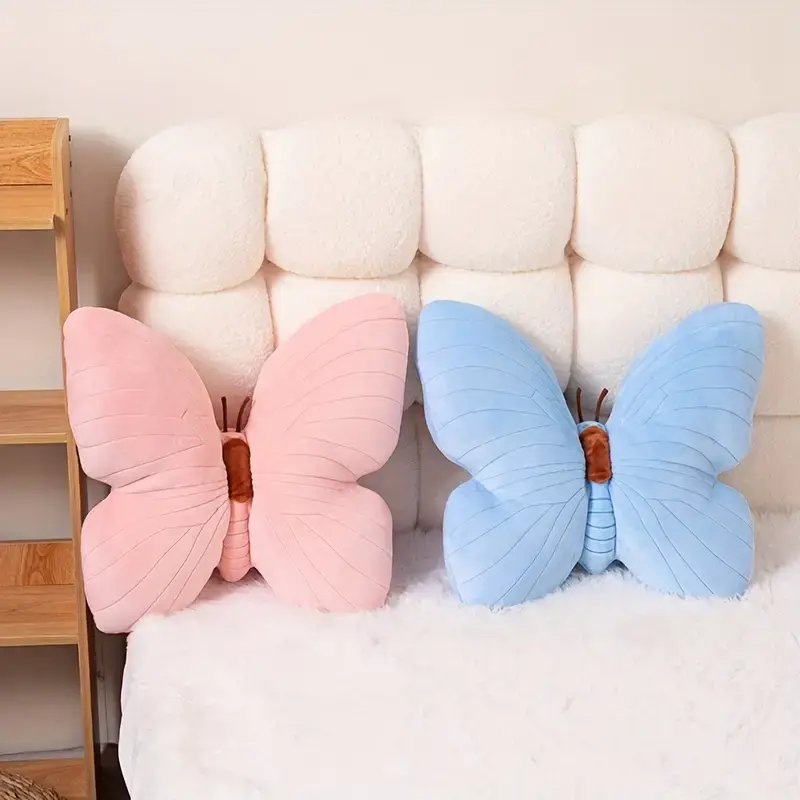 Cute Soft Butterfly Plush Pillow