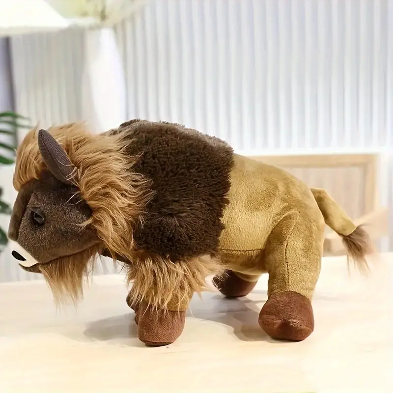 Fluffy Bison Plush