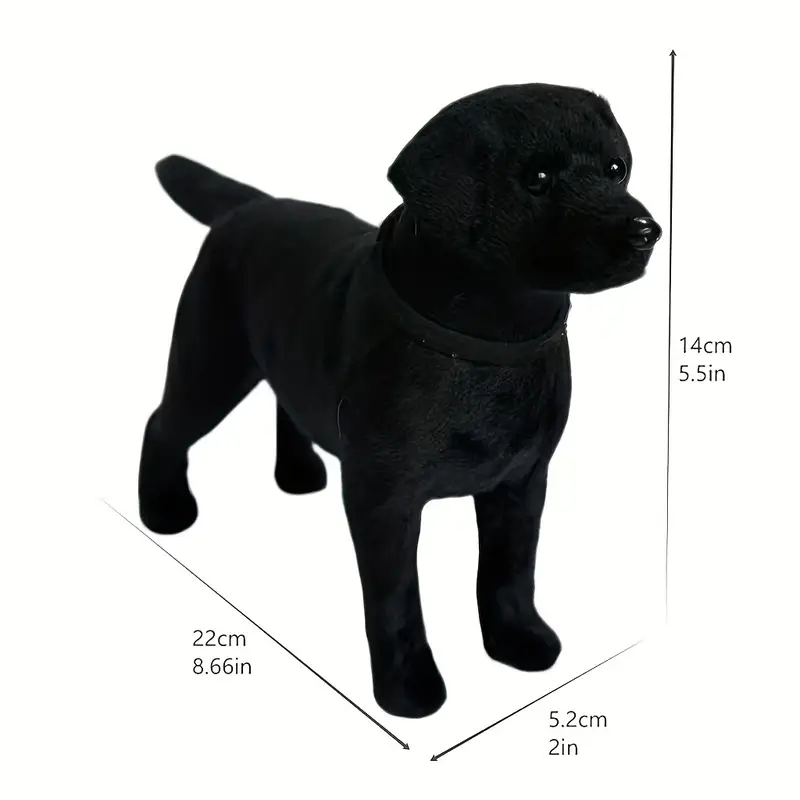 Cute Black Puppy Plush