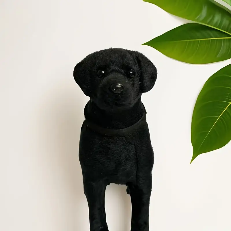 Cute Black Puppy Plush