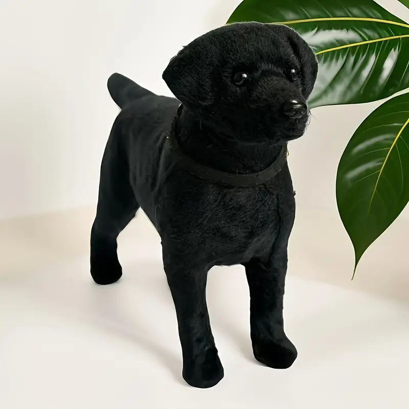 Cute Black Puppy Plush