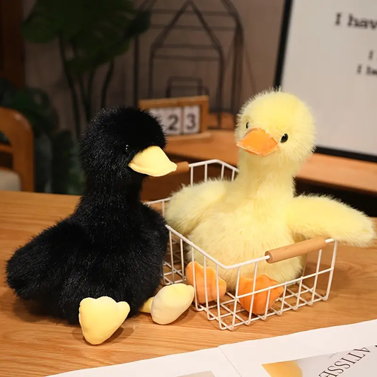 Cute Fluffy Duck Plush