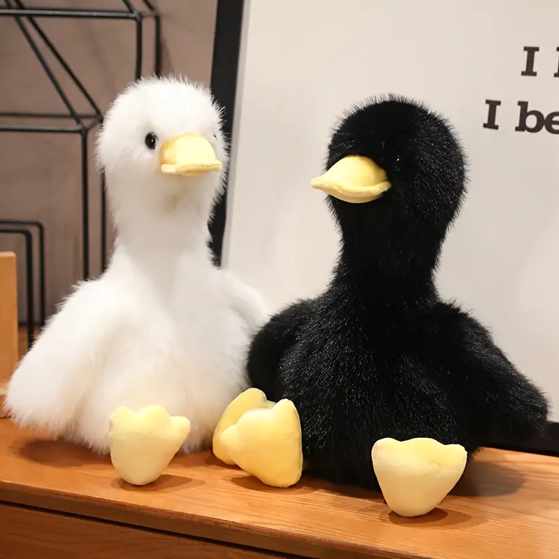 Cute Fluffy Duck Plush