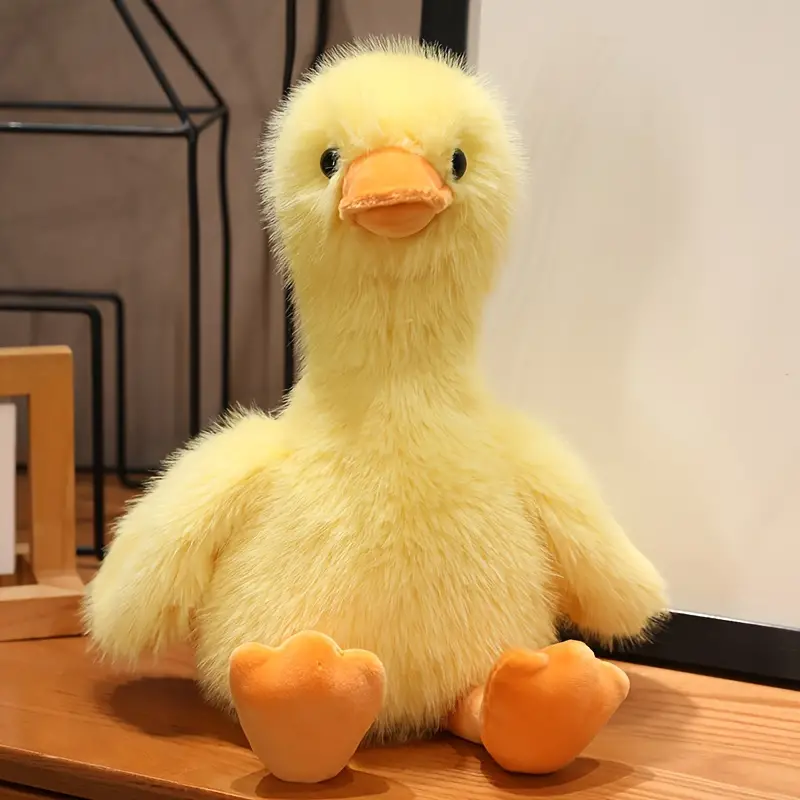 Cute Fluffy Duck Plush