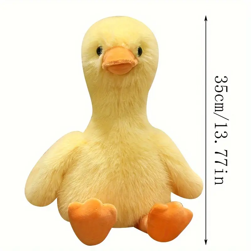 Cute Fluffy Duck Plush