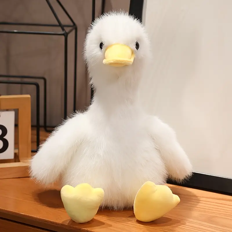 Cute Fluffy Duck Plush