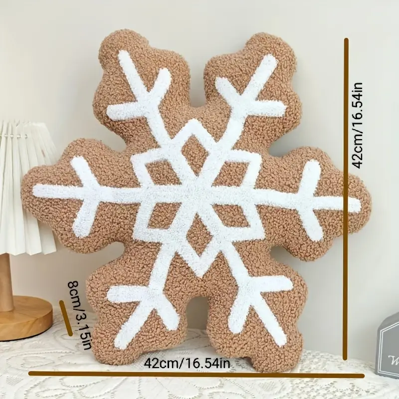 Cute Christmas Snowflake Plush