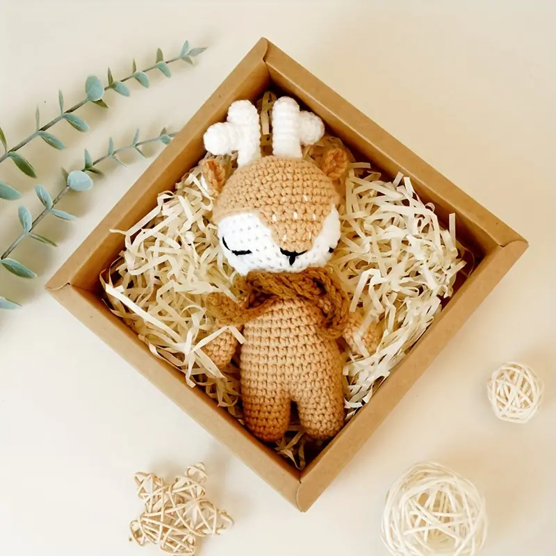 Adorable Crochet Reindeer Plush