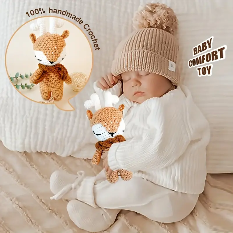 Adorable Crochet Reindeer Plush