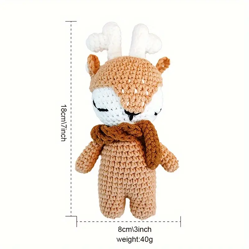 Adorable Crochet Reindeer Plush