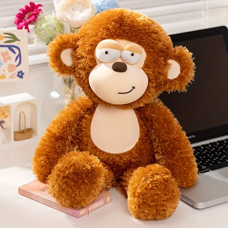 Fuzzy Monkey Plush