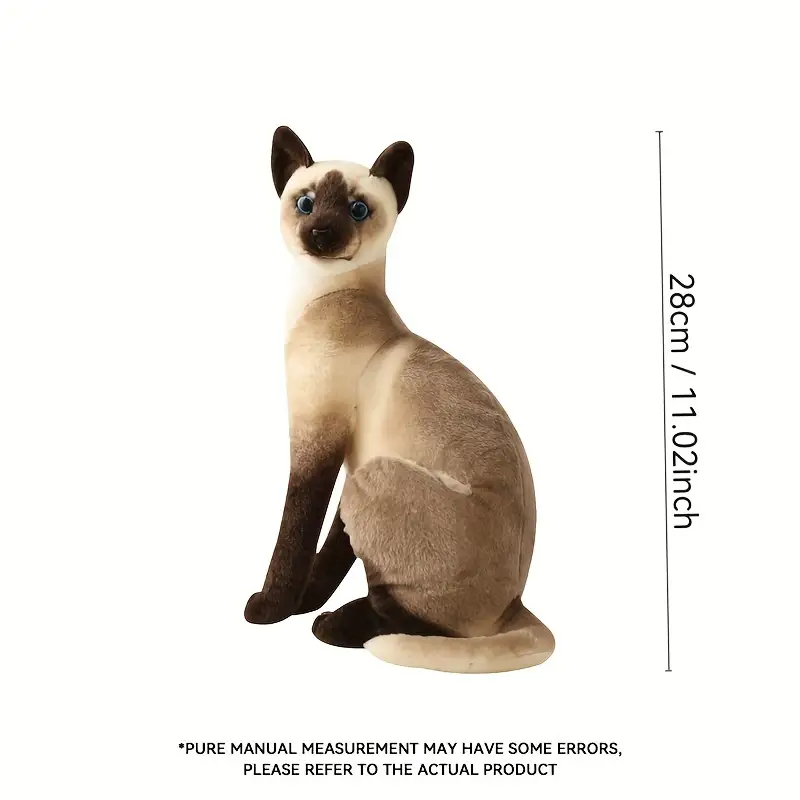 Cute Siamese Cat Plush