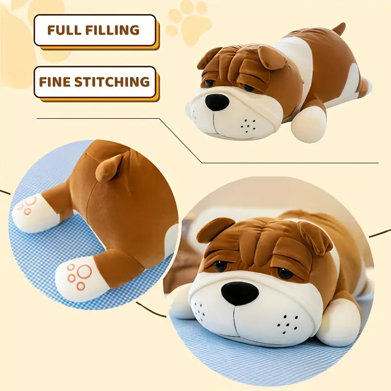 Squishy Shar Pei Dog Pillow Plush