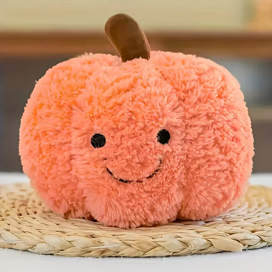Fuzzy Pumpkin Plush