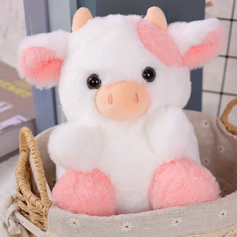 Fuzzy Cow Plush