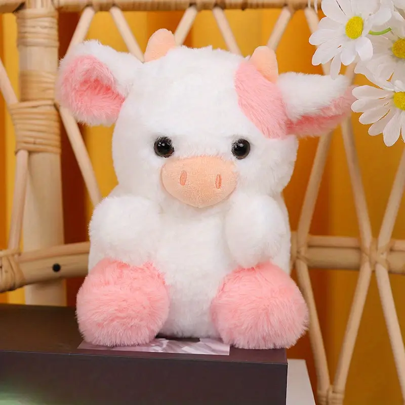 Fuzzy Cow Plush